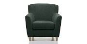 Кресло Perrino Аттико (Triniti dark brown, Коричневый, ножки Дуб)