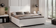 Кровать Perrino Сантана (Bravo White, 80х190, ножки 5 см хром, решетка Стандарт, без ящика)